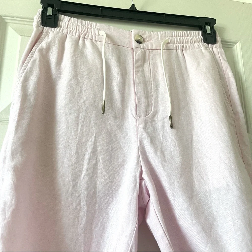 Scotch & Soda Fave Linen Cotton Bermuda Shorts Regular Fit Mens Small NWT Pink
